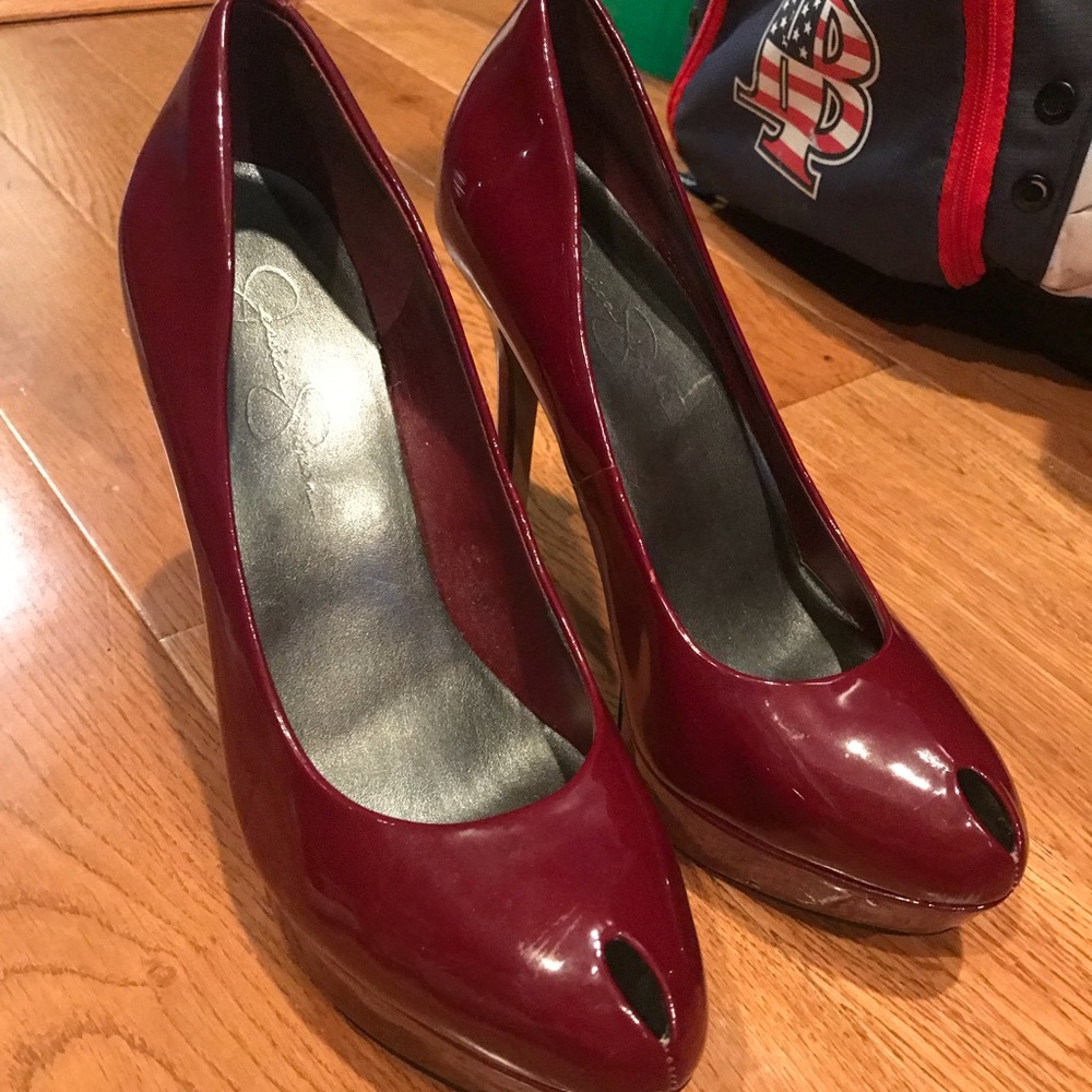 Jessica Simpson Peep Toe Heels